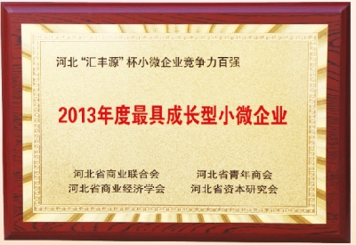 2013年度最具成長型小微企業-洗滌機械